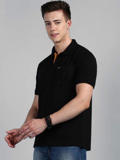 LUX cozi Solid Men Polo Neck Multicolor T-Shirt - Buy LUX cozi