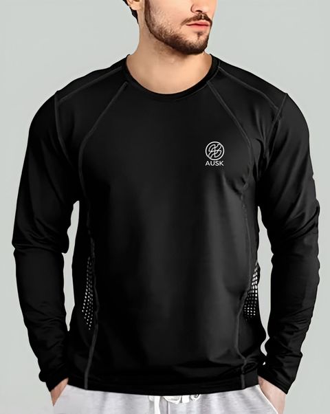 GLOBAL NOMAD Pack of 2 Men Printed Cotton Blend T-Shirts (Black, Blue) - Image 6