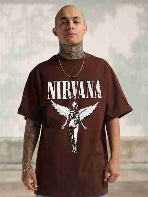 Cool Plus Printed, Graphic Print Men Round Neck Brown T-Shirt - Buy ...
