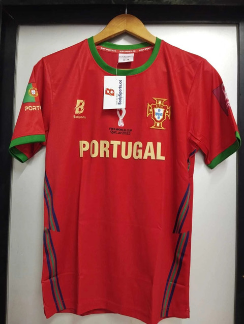 Printed Men Round Neck Red T-Shirt