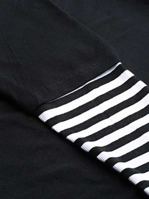 Roadster Solid Women Round Neck Black T-Shirt Buy Roadster Solid