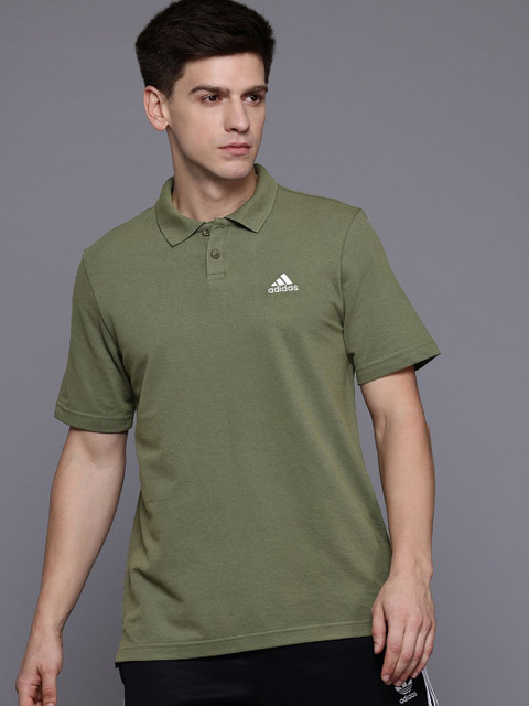 Adidas Polo Shirt Adidas T Shirt Size Chart India ADIDAS Solid Men