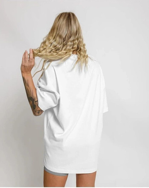 MOMSCRADLE Solid Women Round Neck White T-Shirt - Buy MOMSCRADLE