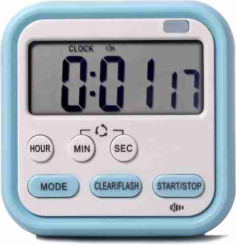 THEODORE Digital Blue Clock
