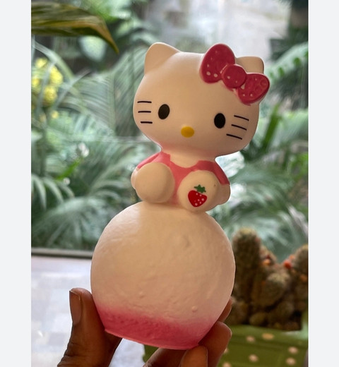 ARRX Hello Kitty Sanrio 3D Ball Night Lamp USB Table Lamp Colorful