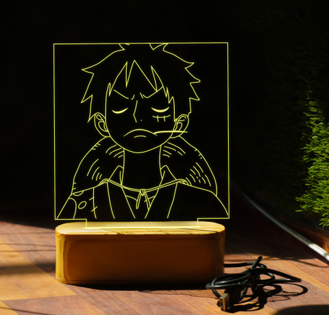 Viyapaari Monkey D. Luffy(one Piece) Anime Night LED Lamp for