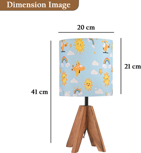 amazon blue nightstand lamp