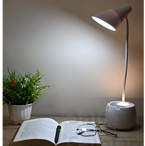 AKARI Rechargeable Portable LED Bright Table Lamp Adjustable Emergency  Light Study Lamp