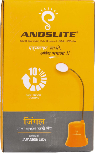 ANDSLITE Jingle Plus 10 Hours Battery Backup Lamp For Students Fully  Flexible Study Lamp