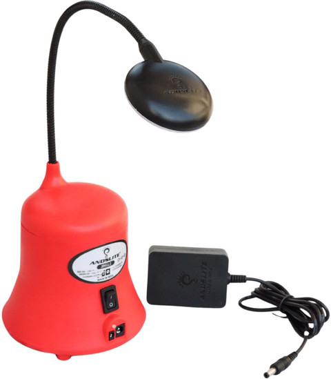 ANDSLITE Jingle Plus 10 Hours Battery Backup Lamp For Students Fully  Flexible Study Lamp