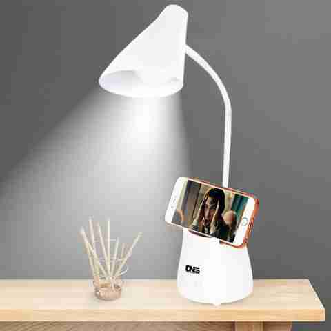 Daily Needs Shop Rechargeable LED Study Desk Light With Mobile Pen Holder  Table Lamp