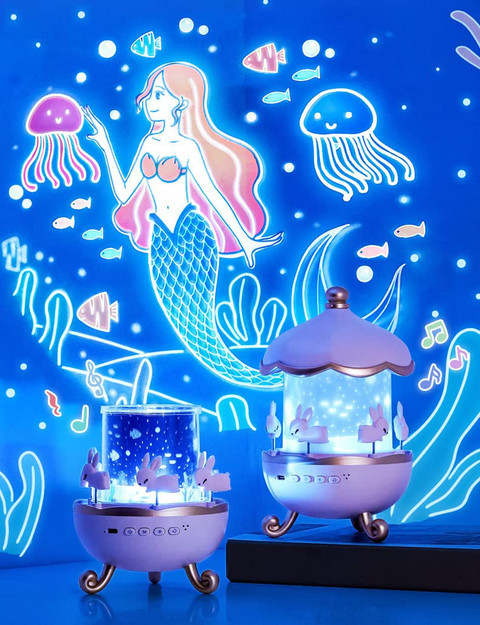 Dwiza Enterprise Cabin Star Projector Night Light with 72 Light