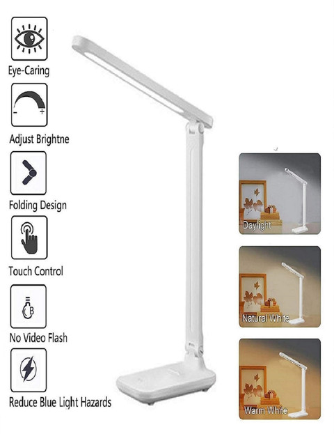 AKR LED Desk Lamp with USB Charging Classic Design Reading Light