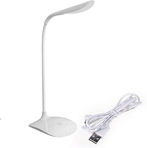 BASIC DEAL Table Desk Lamp Led Light For Study Study Lamp (21 cm, White)  Study Lamp