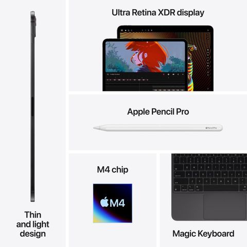 Apple 2024 iPad Pro (M4) 1 TB ROM 11.0 Inch with Wi-Fi Only Apple