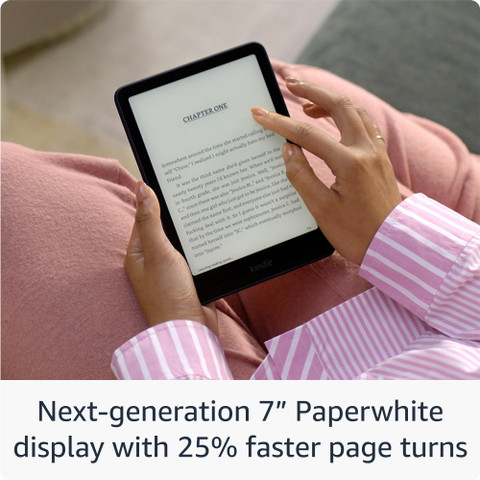 Kindle Paperwhite 12th Gen e-reader - Glare-free Display, Weeks of