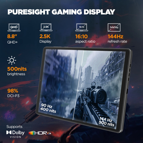 Lenovo Legion 12 GB RAM 256 GB ROM 8.8 inch with Wi-Fi Only Gaming