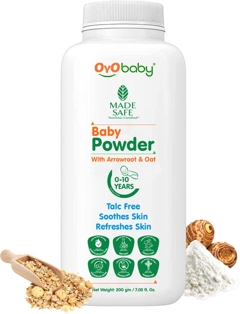 Oyo Baby Talc-Free Baby Powder For New Born Babies
