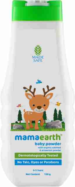 Mamaearth Talc Free Organic Dusting Powder for Babies, Arrowroot