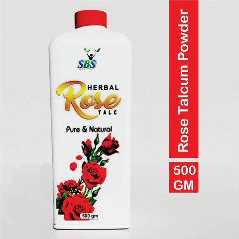 SBS Rose Talc Refreshing Body Powder For Fragrance Protection