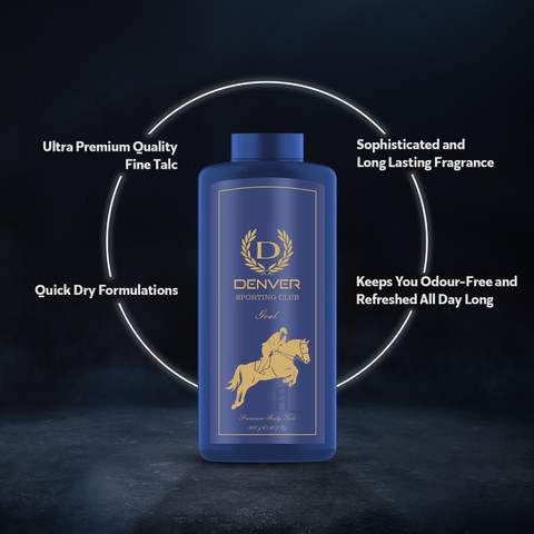 DENVER Sporting Club Goal Premium Body Talc Price in India, Buy