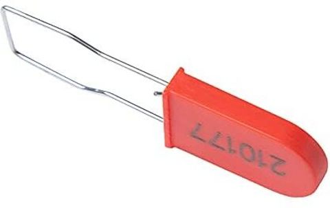 50-Pack Tamper-Evident Mini Security Padlock Seals – Plastic Body With Wire Loop – One-Time Use – For Logistics, Warehouses, Retail, And Transport