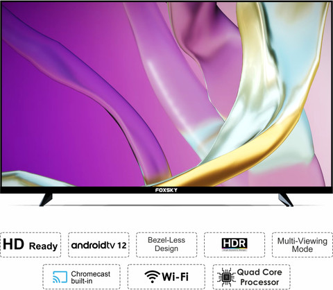 ちぃ Foxsky 80 cm (32 inch) HD Ready LED Smart Android TV Online at