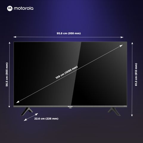 MOTOROLA EnvisionX 109 cm (43 inch) Ultra HD (4K) LED Smart Google TV ...