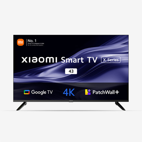 XIAOMI by Mi X Series 108 cm (43 inch) Ultra HD (4K) LED Smart Google TV  with 4K Dolby Vision HDR 10 Dolby Audio |,DTS X DTS Virtual: X  Vivid