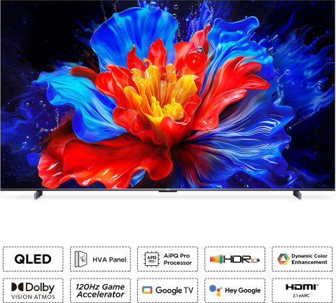 TCL P8K 248 cm (98 inch) QLED Ultra HD (4K) Smart Google TV with