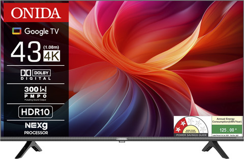 ONIDA 108 cm (43 inch) Ultra HD (4K) LED Smart Google TV Online at