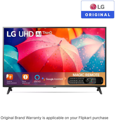 LG UQ7550 139 cm (55 inch) Ultra HD (4K) LED Smart WebOS TV with
