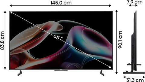 Hisense U7K 164 cm (65 inch) Ultra HD (4K) Mini LED Smart VIDAA TV