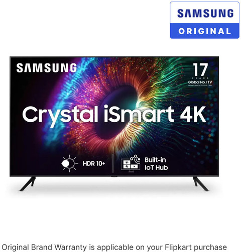 Samsung Crystal 4K iSmart Series 108 cm (43 inch) Ultra HD (4K