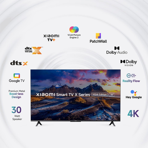 MI☆ XIAOMI X Series 138 cm (55 inch) Ultra HD (4K) LED Smart Google TV