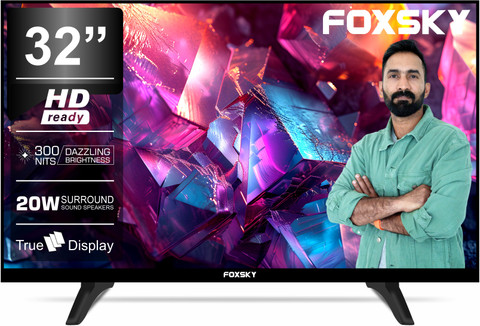 ちぃ Foxsky 80 cm (32 inch) HD Ready LED Smart Android TV Online at