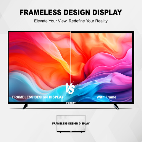 キミ2a43,2a9,2f24 Foxsky 80 cm (32 inch) QLED HD Ready Smart Android TV 2026 Edition