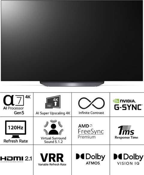 LG OLED B2 164 cm (65 inch) OLED Ultra HD (4K) Smart WebOS TV with