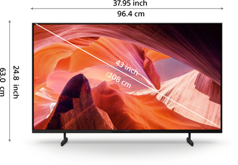 SONY Bravia X80L 108 cm (43 inch) Ultra HD (4K) LED Smart