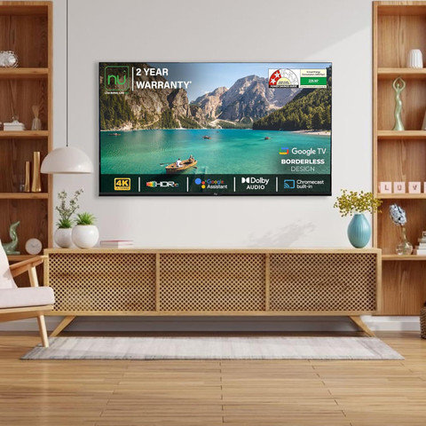 NU 80 cm (32 inch) QLED HD Ready Smart Google TV with Mount Online