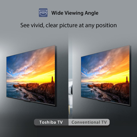 TOSHIBA 253 cm (100 inch) QLED Ultra HD (4K) Smart VIDAA TV with