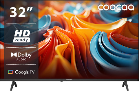 Coocaa Frameless 80 cm (32 inch) HD Ready LED Smart Google TV with