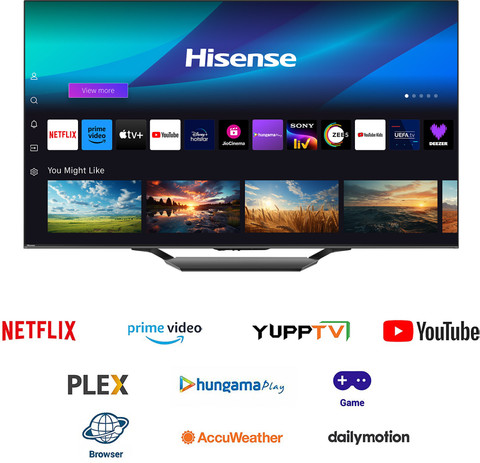 Hisense U7N 164 cm (65 inch) Ultra HD (4K) Mini LED Smart VIDAA TV