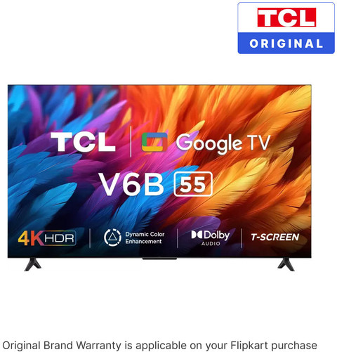 TCL V6B 139 cm (55 inch) Ultra HD (4K) LED Smart Google TV with