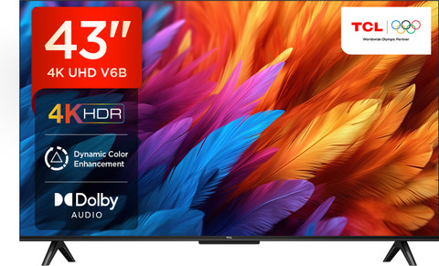 TCL V6B 108 cm (43 inch) Ultra HD (4K) LED Smart Google TV with