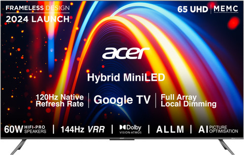 Acer 163.9 cm (65 inch) Ultra HD (4K) Mini LED Smart Google TV