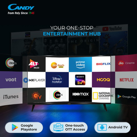 CANDY 80 cm (32 inch) HD Ready LED Smart Android Based TV Online