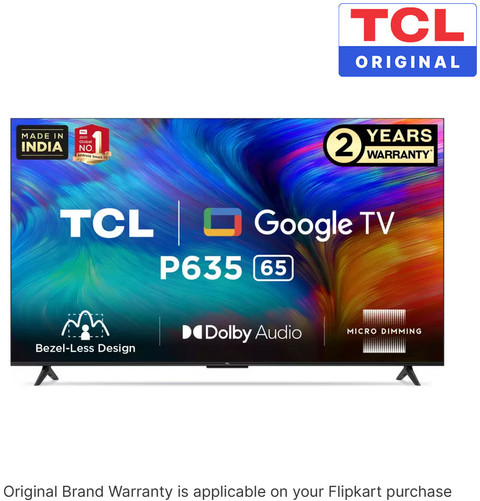 TCL P635 164 cm (65 inch) Ultra HD (4K) LED Smart Google TV with