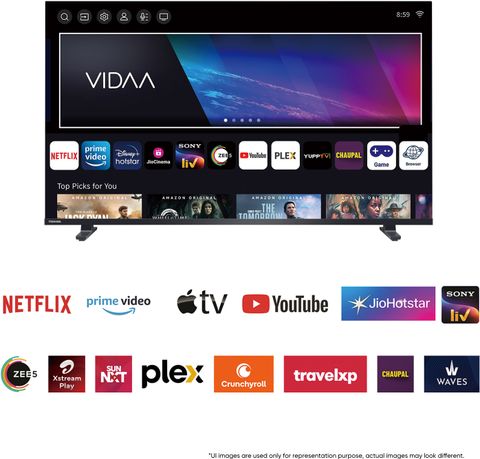 TOSHIBA 40V35RP 100 cm (40 inch) Full HD LED Smart VIDAA TV with TOSHIBA 40V35RP 100 cm (40 inch) Full HD LED Smart VIDAA TV with