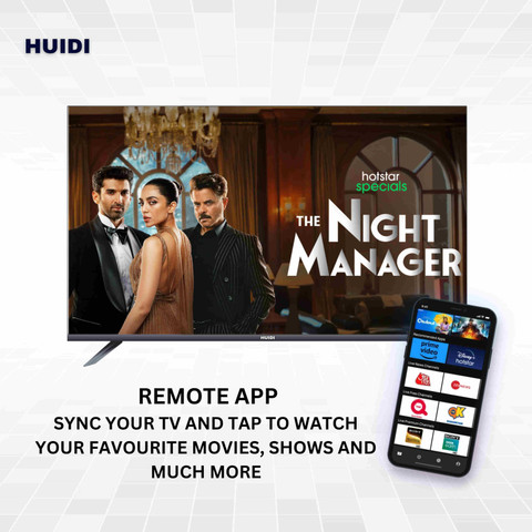 HUIDI HD436FS 109 cm (43 inch) Full HD LED Smart Android Based TV